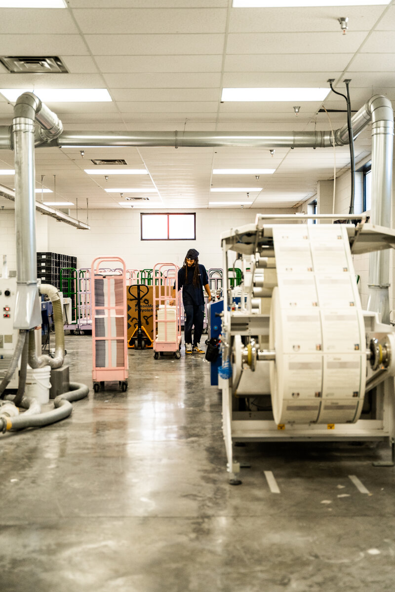 Producing mail in house on the production floor